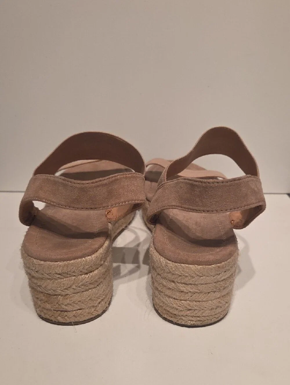 American Eagle Outfitters Taupe Espadrille Platform Sandals